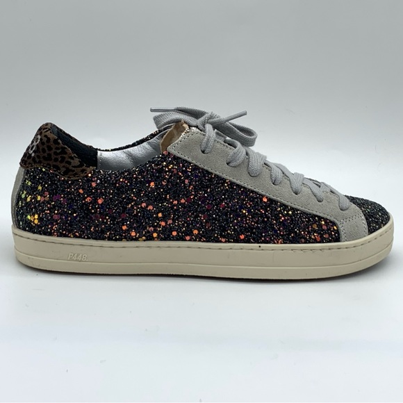 P448 John Glitter Low Top Sneaker - Picture 3 of 16